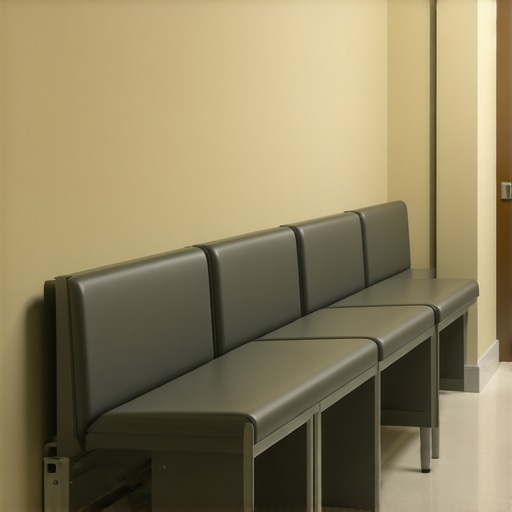 3 Wall-Fold Benches for Narrow Hospital Hallways