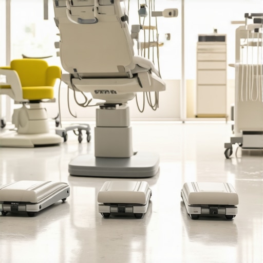 3 Wireless Foot Pedals Tidying Dental Rooms