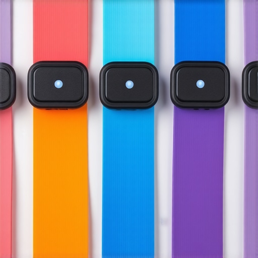 5 Resistance Bands with Integrated Force Sensors