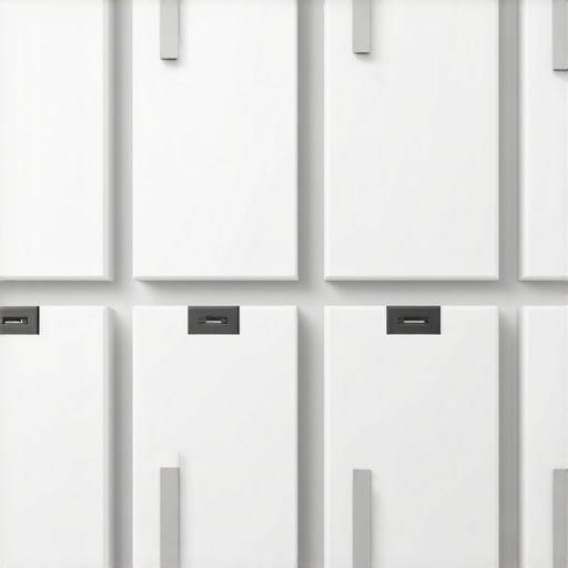 6 Hospital Bedside Lockers with Built-In USB