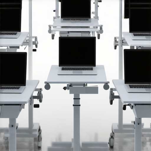 7 Mobile Nursing Desks with Laptop Swivel Arms