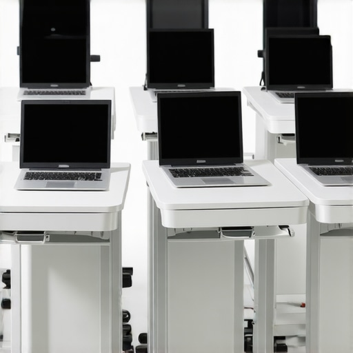 7 Mobile Nursing Desks with Laptop Swivel Trays