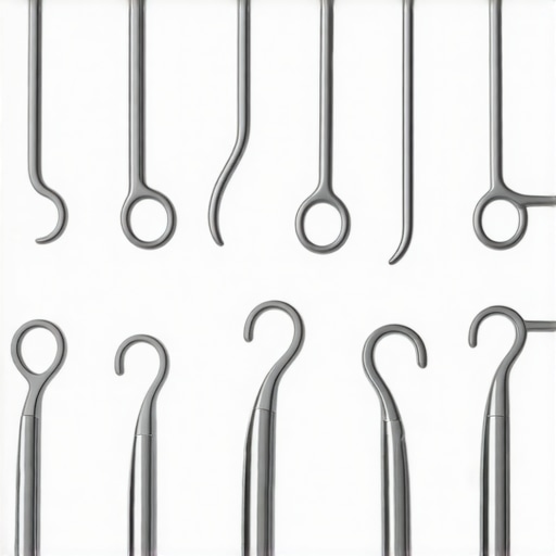 8 Surgical Retractors with Integrated Suction