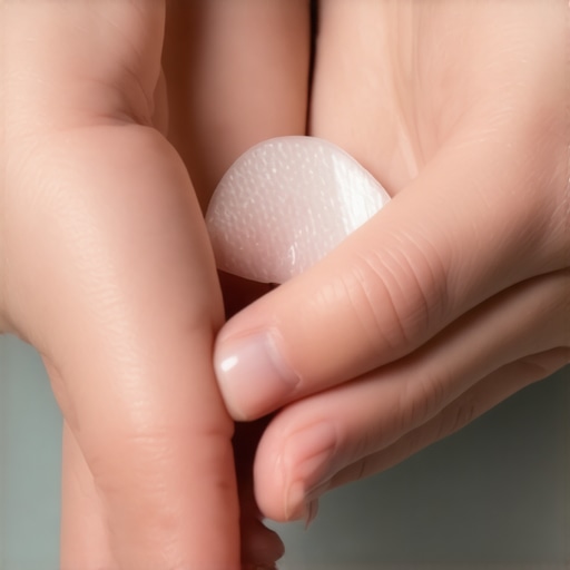 A healthcare professional applying a bio-patch to a patient's arm