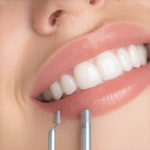 Close-up of dental tools, including intraoral scanner and 3D printer, in clinic