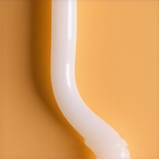 Silicone speculum with ergonomic design lying on a medical tray