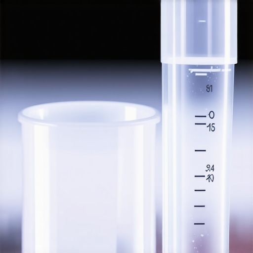 A lab technician loads a self-cleaning pipette tip into a pipette in a sterile environment