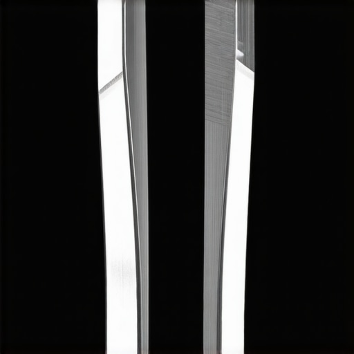Close-up of tungsten carbide scissors showing sharp blades under sterile conditions