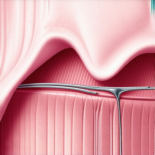 Close-up view of durable sutures used in orthopedic surgery.