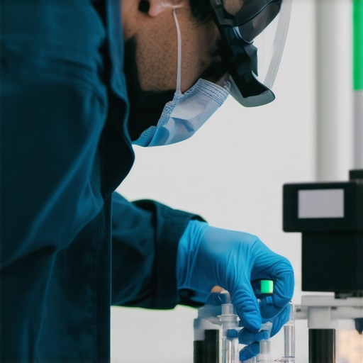 Medical Equipment Maintenance in Action Technician maintaining healthcare devices with calibration tools