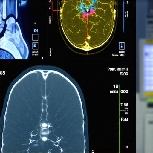 Close-up of medical devices with AI imaging features in a clinical setting.