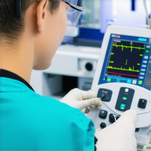 Proper Maintenance of Medical Equipment Engineer calibrating medical devices in a hospital
