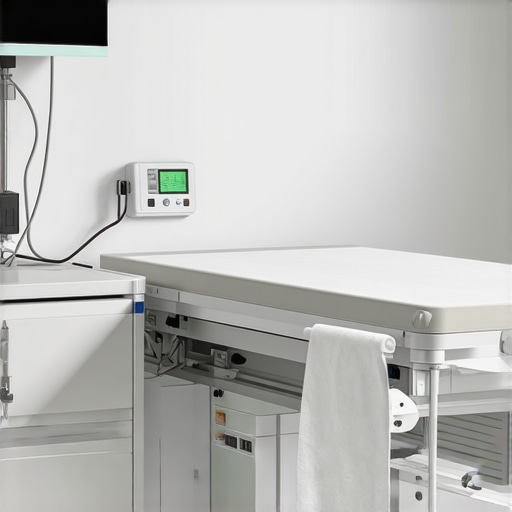 Self-sanitizing healthcare furniture Modern healthcare furniture equipped with antimicrobial surface and UV-C sterilization