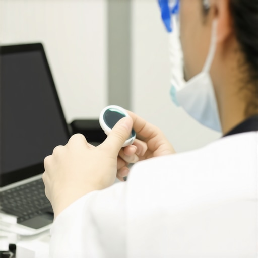 Staff Training on Diagnostic Equipment Medical staff training on the use of diagnostic devices in a clinic