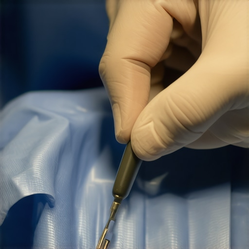 Surgeon manipulating a flexible surgical grasper with precision in an operating room