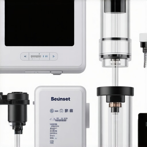 A collection of precise and certified medical equipment with focus on detailed specifications