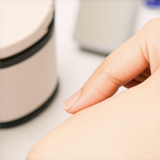 Healthcare professional attaching a wireless pulse oximeter to a patient's finger for measurement.