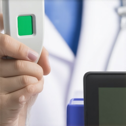 Proper Calibration of Medical Thermometers Healthcare professional calibrating a digital thermometer for accurate readings.