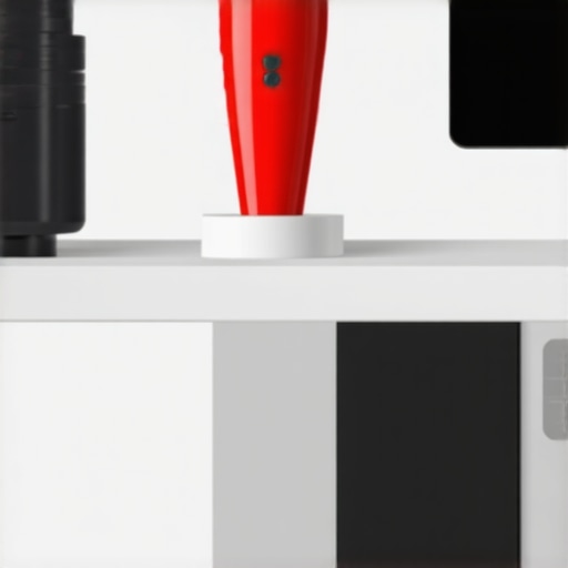 Smart Lab Stopper Technology A high-tech smart lab stopper plugged into a test tube, illustrating its digital features and connectivity