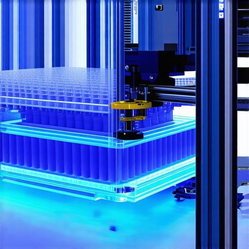 Laboratory with automated micro-plate handling and RFID storage system