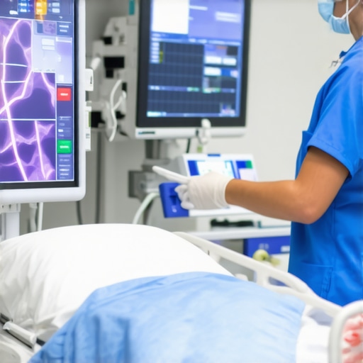 Hospital staff learning to operate latest medical devices