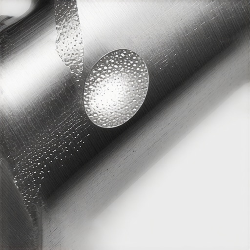 Close-up of rust and pitting on a medical-grade stainless steel joint